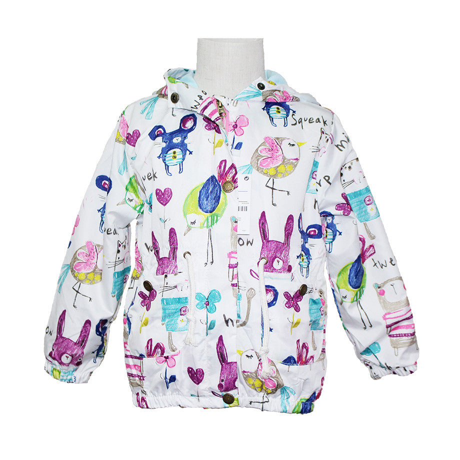 Autumn Outerwear Graffiti Jackets For Girls - Free Shipping to N.A.