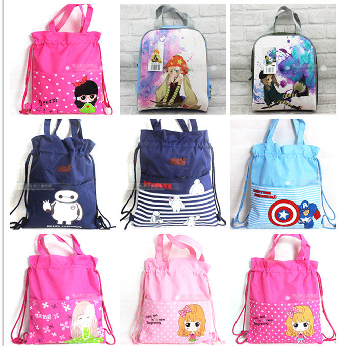 38cm Drawstring Backpack Beach Bad for Kids - Free Shipping to N.A.