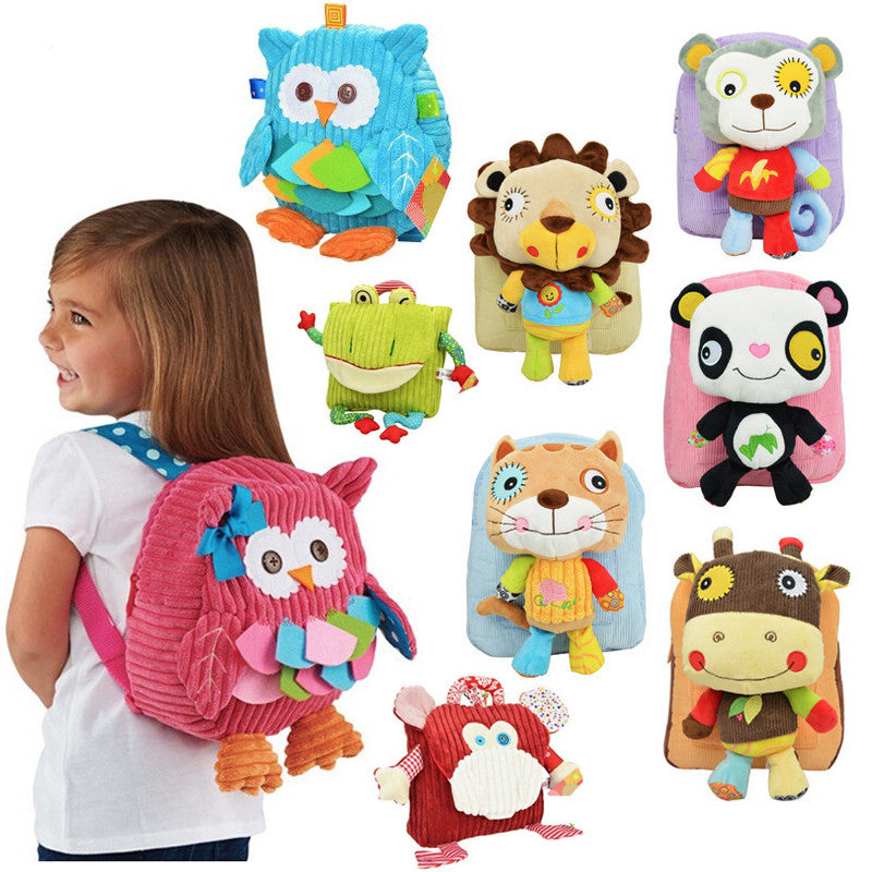 25cm Cute Cartoon Figures Kids Backpack - Free Shipping to N.A.