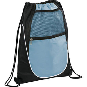 40cm Drawstring Bag Backpack Mesh Pocket Bag Beach and pool Bag - free Shipping