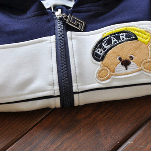 Cotton Bear Embroidery Jacket - Free Shipping to N.A.