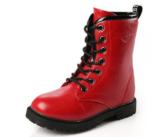 Girls Fall & Winter Leather Boots - Free Shipping to N.A.