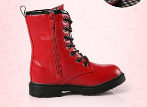 Girls Fall & Winter Leather Boots - Free Shipping to N.A.