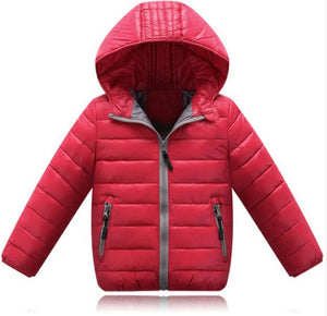 Winter Warm Hooded Jacket, girls and boys