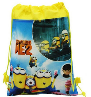 34x27cm Cartoon Despicable Me Drawstring Kids Bag Backpack Beach Bag - Free Shipping N.A.