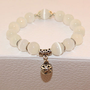 Fashion Jewelry White Opal Crystal Bracelet  - Free Shipping to N.A.