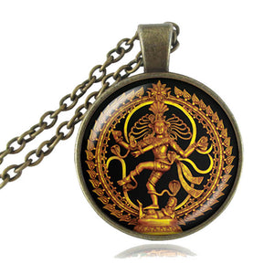 Golden Buddha Necklace Dance of Destruction - Free Shipping Throughout North America - Please allow 15-30 days