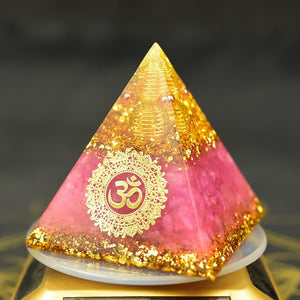 Orgonite Reiki Division Hand Work Organ Handmade Spiritual High Frequency Energy Orgon Pyramid Crystal Healing EMF Protection