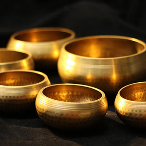 Copper Buddha Sound Bowl Yoga Meditation Instruments Singing Bowl Handicraft Music Therapy Tibetan Bowl Home Decoration Bowls #