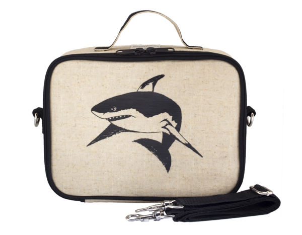Black Shark Lunch Box - Raw Linen