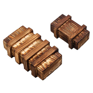 Magic Compartment Wooden Puzzle Box With Secret Drawer Educational Toys Children Gift Brain Teaser - Free Shipping to N.A.