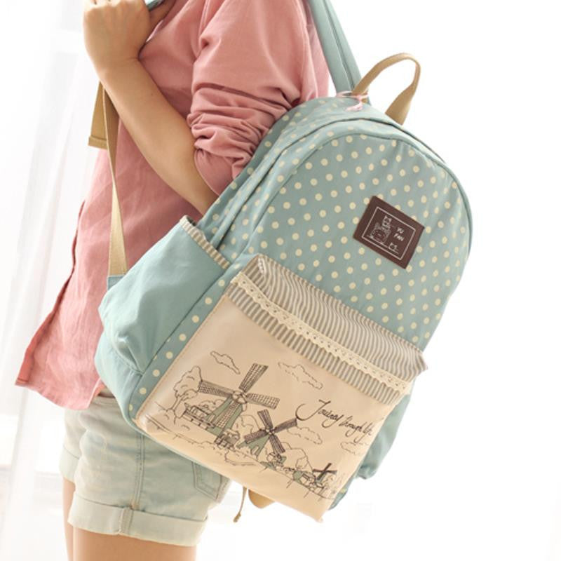 Fashion Canvas Backpack - Free Shipping to N.A.