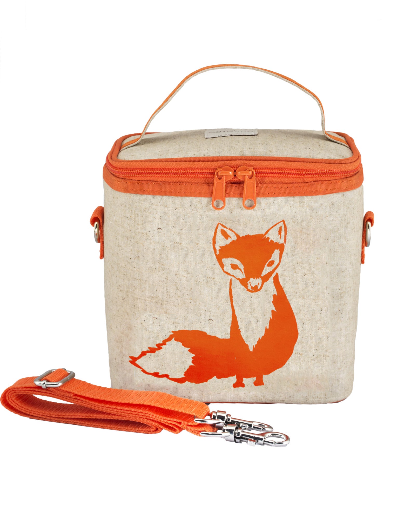 Orange Fox Large Cooler Bag