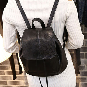 Preppy Style Book Backpack Leather Shoulder Bag - Free Shipping to N.A.