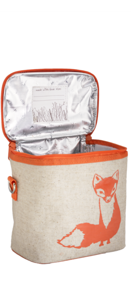 Orange Fox Small Cooler Bag