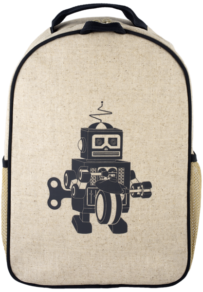Grey Robot Toddler Backpack