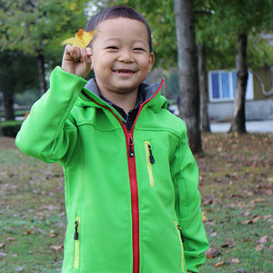 Kids Softshell Windbreaker Jacket Waterproof Free Shipping to N.A.