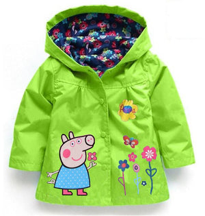 Spring Autumn Fashion Baby Girls Hoodies, Toddler Girls Jackets, Waterproof - Free Shipping to N.A.