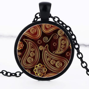Mandala necklace - Free Shipping Throughout North America - please allow 15-30 days