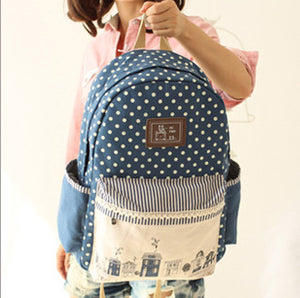 Fashion Canvas Backpack - Free Shipping to N.A.