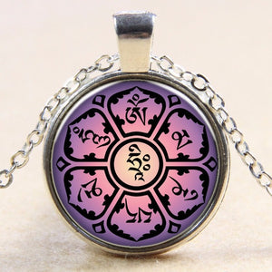 Casual OM Pendant & Necklace - Free Shipping Throughout North America - Please allow 15-30 days