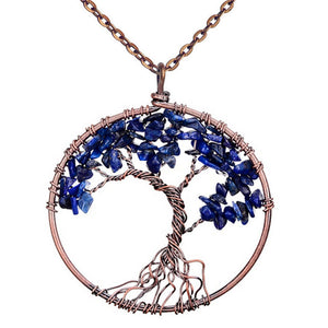Tree Of Life Chakra Necklace and Pendant - Free shipping throughout North America - please allow 15-38 days