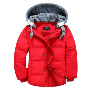 Boys Down Warm Winter Jacket and Vest, convertible