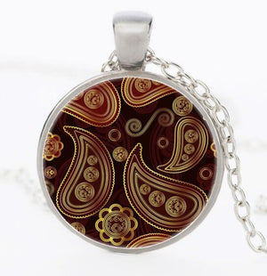 Mandala necklace - Free Shipping Throughout North America - please allow 15-30 days