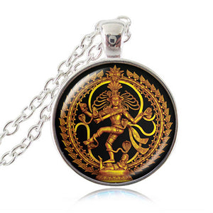 Golden Buddha Necklace Dance of Destruction - Free Shipping Throughout North America - Please allow 15-30 days
