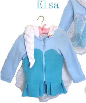 Girls Elsa and Anna jacket Spring / Autumn  - Free Shipping to N.A.